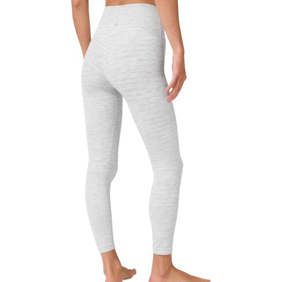 Lululemon Align High-Rise Leggings 28” Size 12 Grey and White - Picture 1 of 9